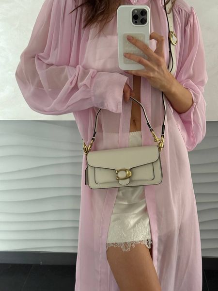 Сoach Tabby Shoulder Bag Milk Mini [крафтова коробка] pr9889 фото