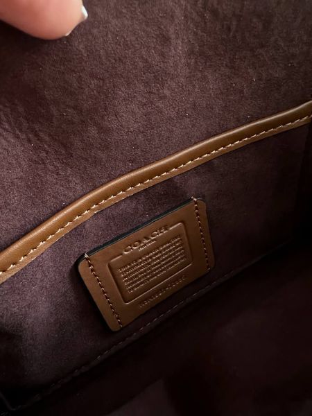 Tabby Shoulder Bag In Signature Canvas Black/Gold [крафтова коробка] pr0007 фото