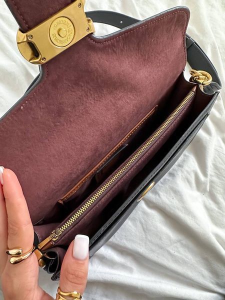 Tabby Shoulder Bag In Signature Canvas Black/Gold [крафтова коробка] pr0007 фото