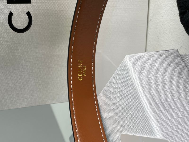 Celine Medium Triomphe Belt In Triomphe Canvas And Calfskin White 6612212 фото