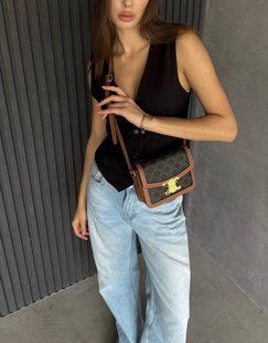 Celine brown [звичайна брендована коробка] pr0001 фото