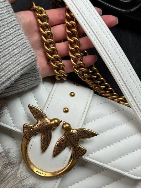 Pinko Mini Love Bag One Simply Puff White/Gold [оригінальна коробка] pr00044 фото