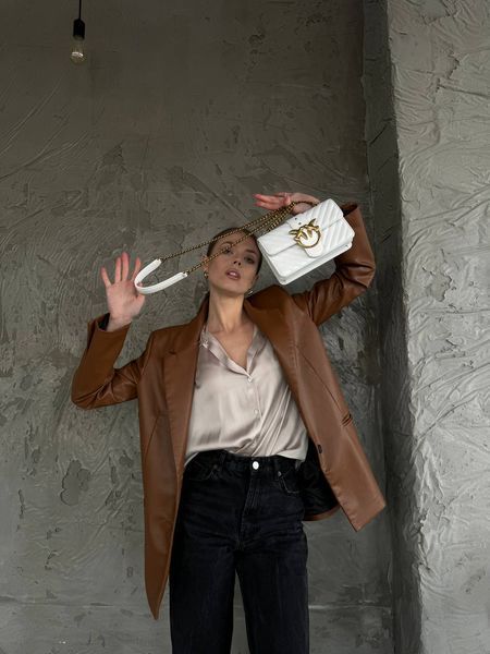 Pinko Mini Love Bag One Simply Puff White/Gold [оригінальна коробка] pr00044 фото