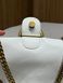 Pinko Big Love Bag Puff Butterfly Quilt White/Gold  991077 фото 5