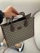 Gucci Ophidia Leather-Trimmed Monogrammed Coated-Canvas Tote [пильник] g02810 фото 16