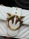 Pinko Mini Love Bag One Simply Puff White/Gold [оригінальна коробка] pr00044 фото 12