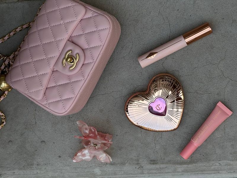 Chanel Mini Classic Single Flap in Pink/Gold Магнітна Коробка pr3800 фото