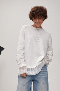 Лонгслів Ruffle Charm 30896 фото