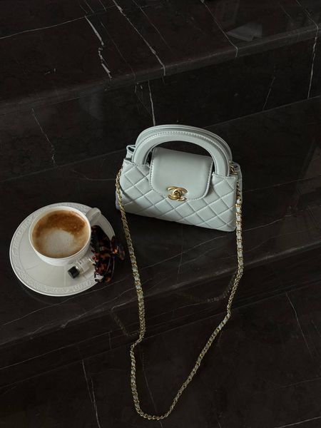 Chanel Kelly Bag Shiny Aged Calfskin Blue& Gold Hardware Магнітна Коробка pr2986 фото