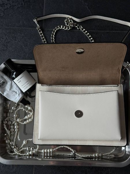 Coach Mini Klare Crossbody in Signature Canvas White/Silver [коробка крафт] pr6637 фото