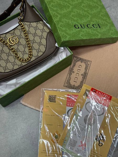 Gucci Aphrodite Small Shoulder Bag Brown [бренд коробка] pr0818 фото