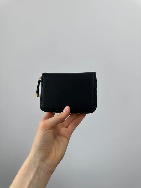 Гаманець Christian Dior 30 Montaigne Dahlia Zipped Coin Purse Black 8819188 фото