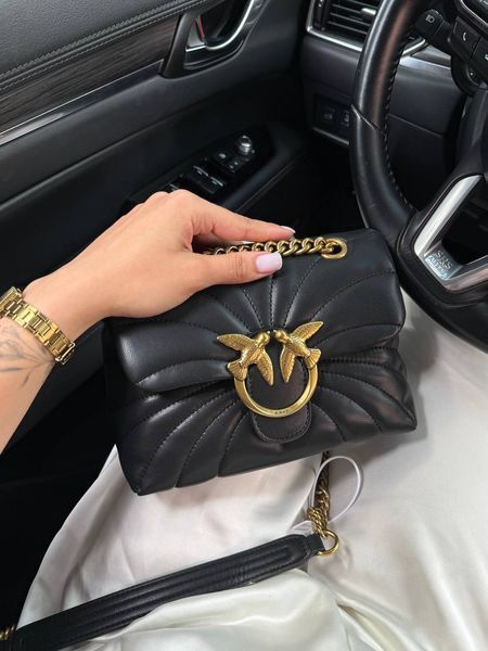 Pinko Love Bag Puff Butterfly Quilt Black/Gold [оригінальна коробка] pink1012 фото
