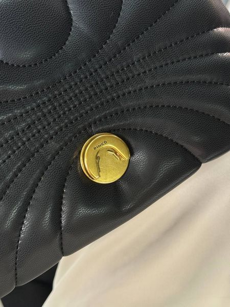 Pinko Love Bag Puff Butterfly Quilt Black/Gold [оригінальна коробка] pink1012 фото