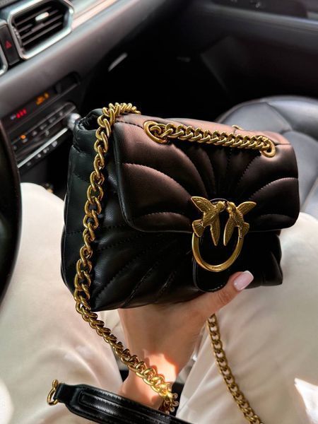 Pinko Love Bag Puff Butterfly Quilt Black/Gold [оригінальна коробка] pink1012 фото