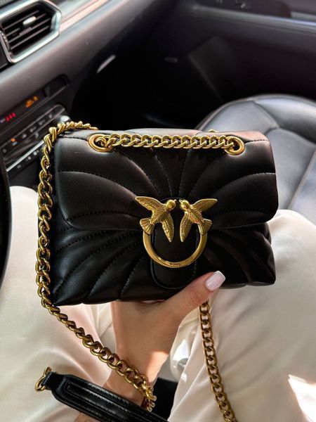 Pinko Love Bag Puff Butterfly Quilt Black/Gold [оригінальна коробка] pink1012 фото