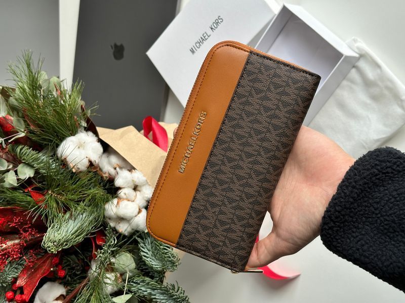 Michael Kors Wallet Brown/Ginger 881154 фото