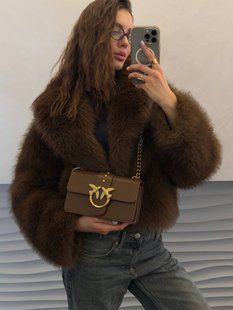 Pinko Mini Love Bag One Simply Brown [оригінальна коробка] p9757 фото