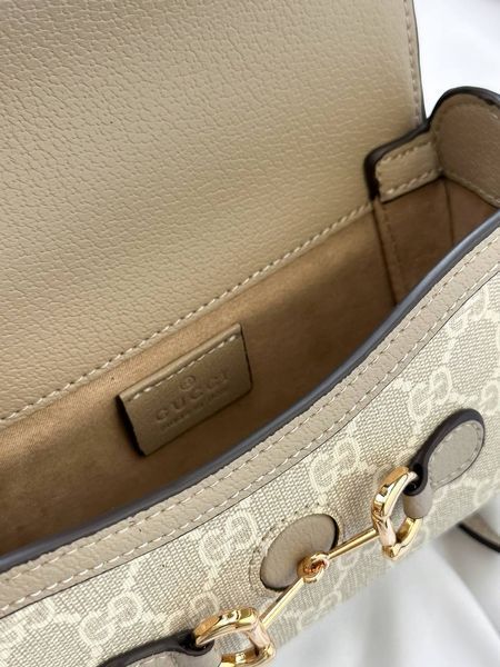 Gucci Horsebit 1955 mini bag Light [оригінальна коробка] g00177 фото