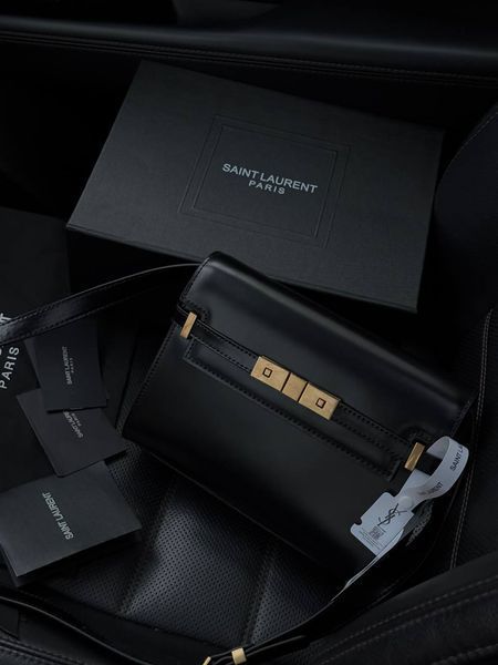 Yves Saint Laurent Kate Small Black/Gold Оригінальна коробка pr5128 фото