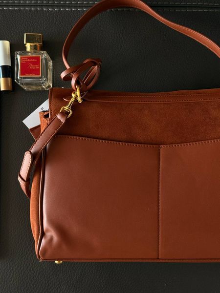 Balenciaga Rodeo Large Suede Brown/Gold Hardware B2112 фото