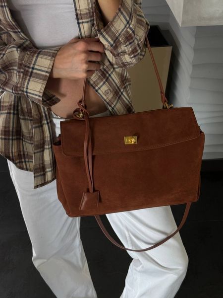 Balenciaga Rodeo Large Suede Brown/Gold Hardware B2112 фото