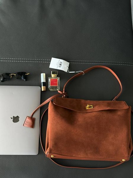 Balenciaga Rodeo Large Suede Brown/Gold Hardware B2112 фото
