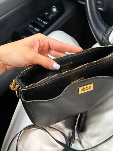 Balenciaga Rodeo Sling Pochette in Black/Gold Оригінальна Коробка B2189 фото