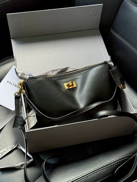 Balenciaga Rodeo Sling Pochette in Black/Gold Оригінальна Коробка B2189 фото
