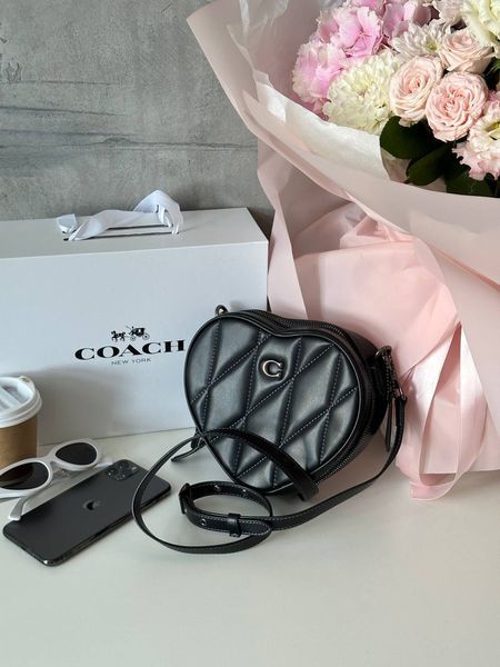 Heart Crossbody Bag With Quilting [оригінальна брендована коробка] pr0068 фото