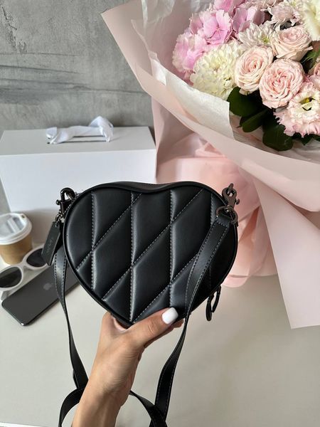 Heart Crossbody Bag With Quilting [оригінальна брендована коробка] pr0068 фото