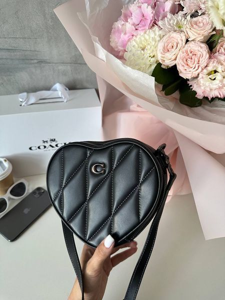 Heart Crossbody Bag With Quilting [оригінальна брендована коробка] pr0068 фото