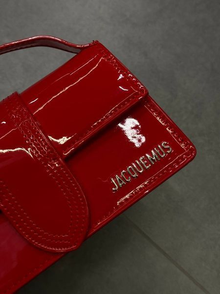 Jacquemus Le Bambino Small Handbag With Adjustable Crossbody red pr1058 фото