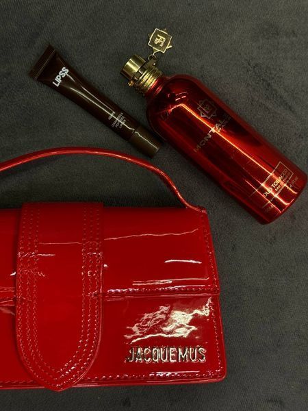 Jacquemus Le Bambino Small Handbag With Adjustable Crossbody red pr1058 фото