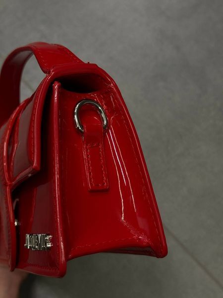Jacquemus Le Bambino Small Handbag With Adjustable Crossbody red pr1058 фото