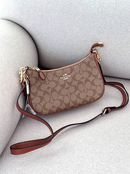 Lana Shoulder Bag Brown/Beige [крафтова брендована коробка] pr97049 фото