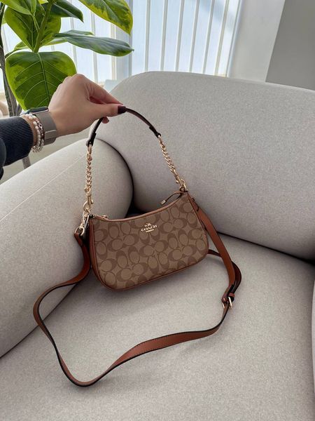 Lana Shoulder Bag Brown/Beige [крафтова брендована коробка] pr97049 фото