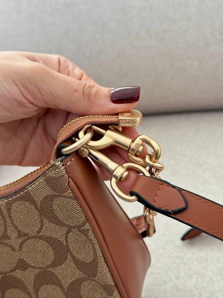 Lana Shoulder Bag Brown/Beige [крафтова брендована коробка] pr97049 фото