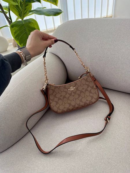 Lana Shoulder Bag Brown/Beige [крафтова брендована коробка] pr97049 фото