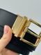 Burberry Reversible Grainy Leather Belt &mdash; двосторонній шкіряний ремінь Gold  6617144 фото 11