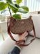 Lana Shoulder Bag Brown/Beige [крафтова брендована коробка] pr97049 фото 8