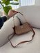 Lana Shoulder Bag Brown/Beige [крафтова брендована коробка] pr97049 фото 2