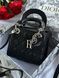 Mini Lady Dior Bag Black/Silver pr1988 фото 4