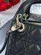 Mini Lady Dior Bag Black/Silver pr1988 фото 3