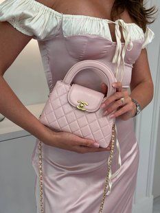 Chanel Kelly Bag Shiny Aged Calfskin Powder& Gold Hardware Магнітна Коробка pr2985 фото