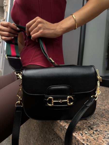Gucci Horsebit 1955 Mini Bag Black Soft [бренд коробка] pr02762 фото