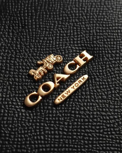 Coach Valentine's Black Crossgrain Leather Heart Crossbody Bag pr00121 фото