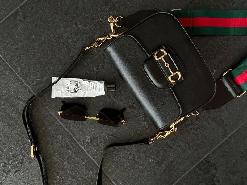 Gucci Horsebit 1955 Mini Bag Black Soft [бренд коробка] pr02762 фото