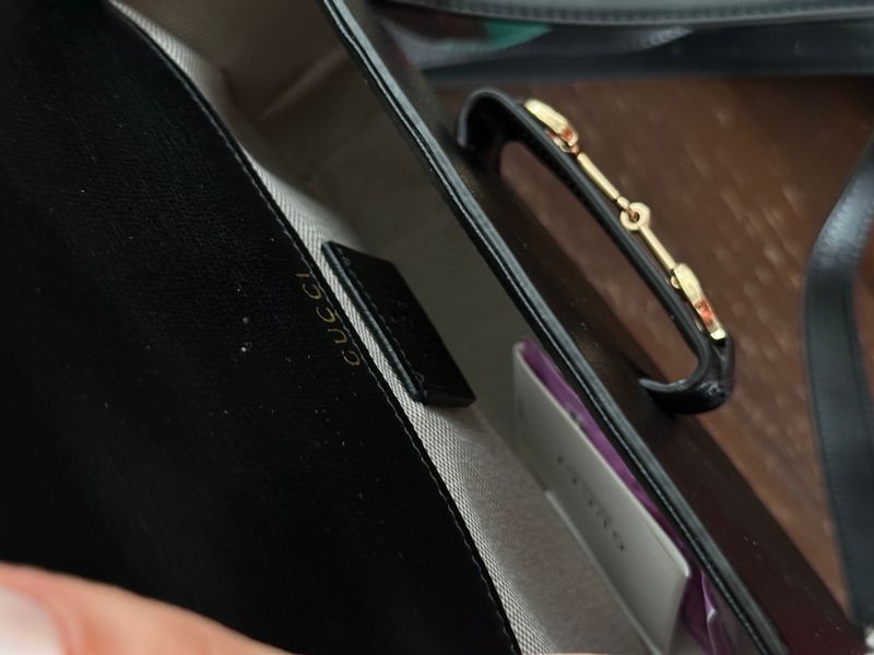 Gucci Horsebit 1955 Mini Bag Black Soft [бренд коробка] pr02762 фото
