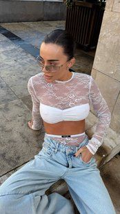 Комплект Lace Charm(трусики + лонг) 13152 фото